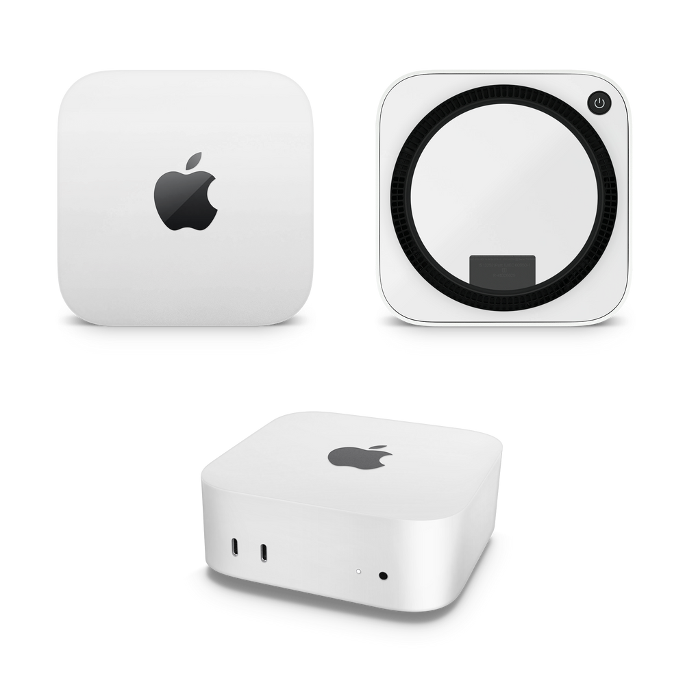 Apple Mac Mini 2024 Professional Satin White Skin Wrap Cover