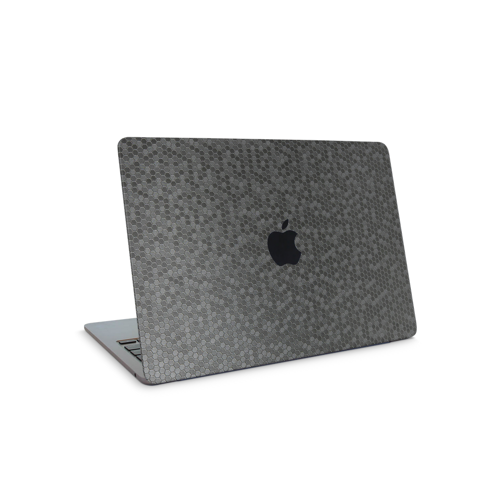 Apple Macbook Air 13 M2 Essentials Black Honeycomb Skin Wrap Cover