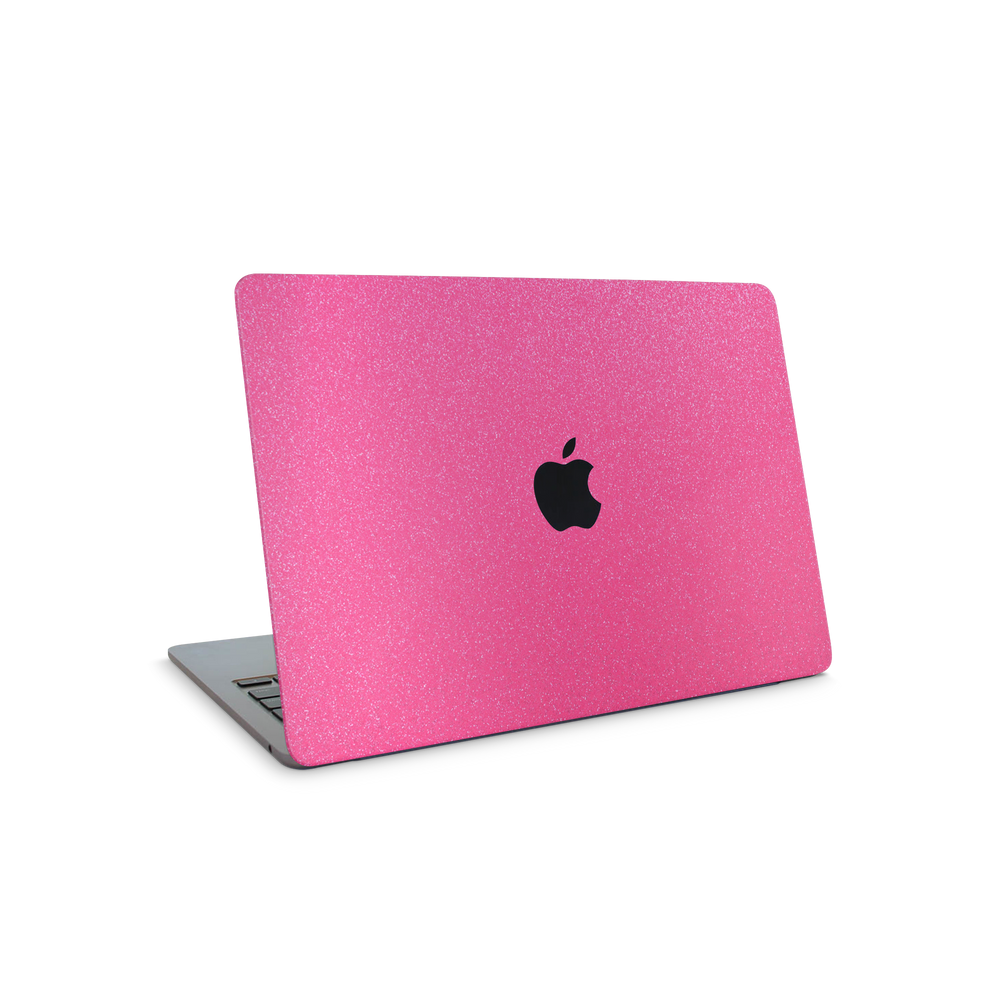 Apple Macbook Air 13 M2 Essentials Pink Glitterbomb Skin Wrap Cover