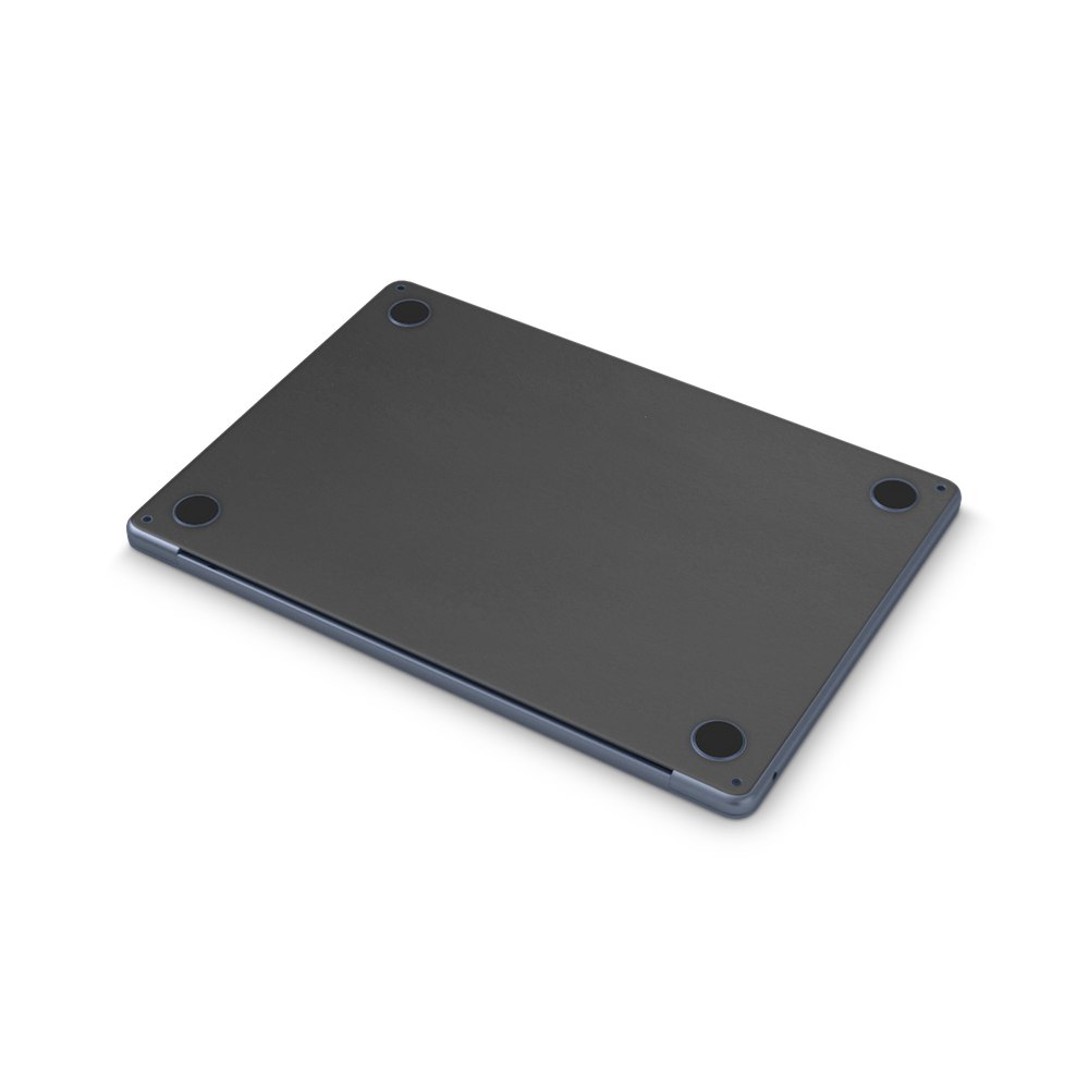 Apple Macbook Air 13 M2 Professional Bottom Matte Black Skin Wrap Cover