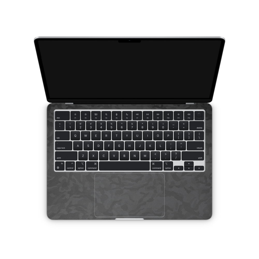 Apple Macbook Air 13 M2 Professional Interior Black Camo Skin Wrap Cover