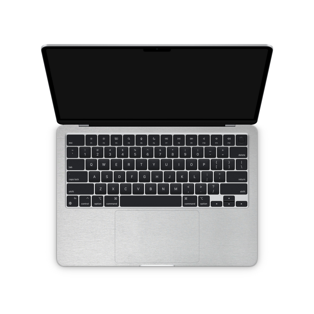 Apple Macbook Air 13 M2 Professional Interior Brushed Aluminum Skin Wrap Cover