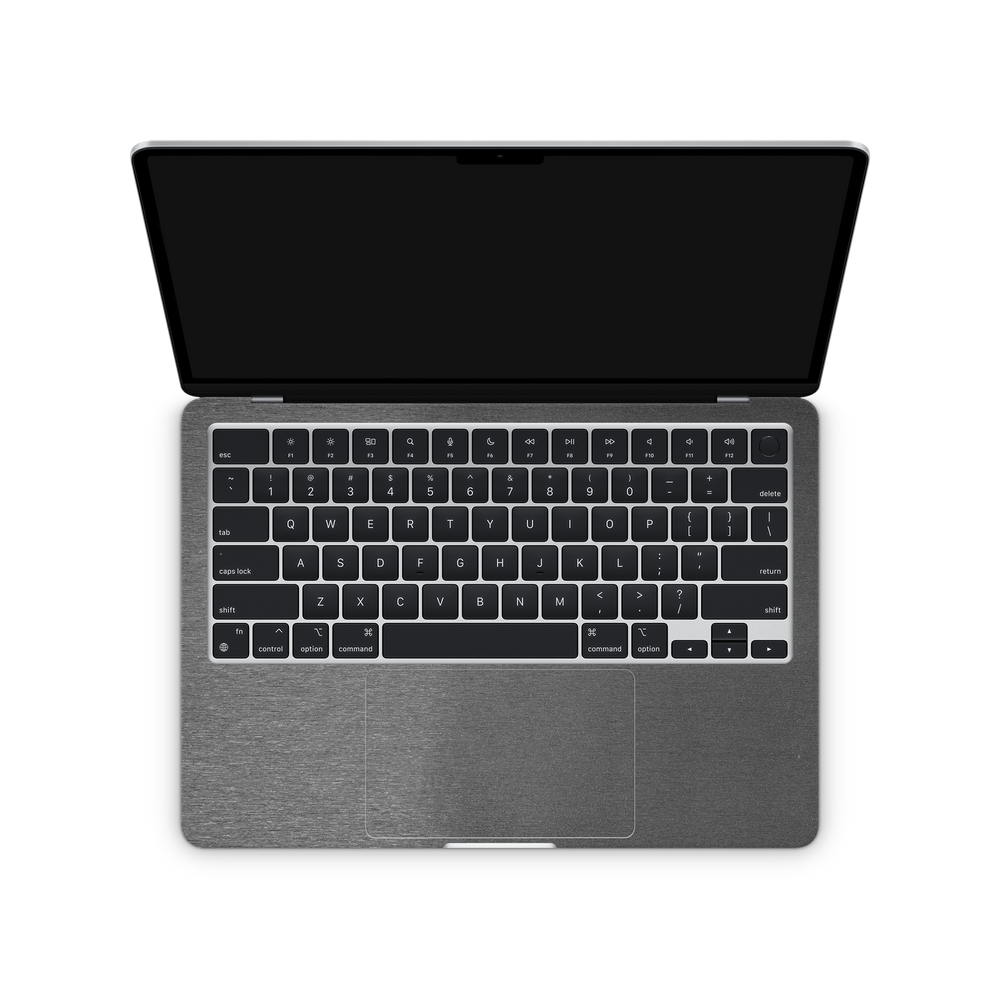 Apple Macbook Air 13 M2 Professional Interior Brushed Black Skin Wrap Cover
