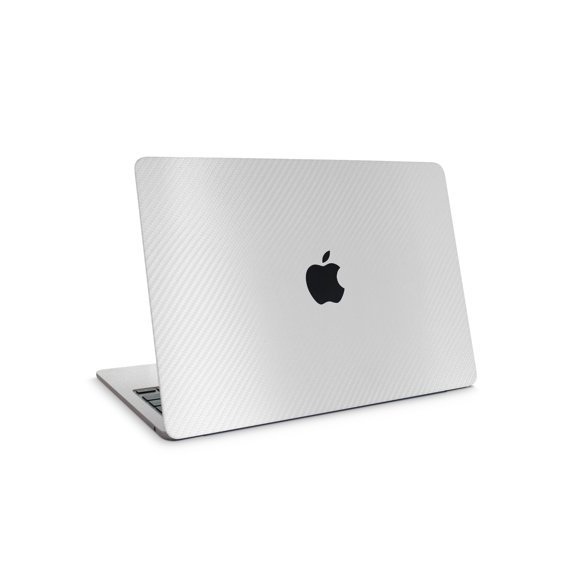 Apple Macbook Air 13 M2 Professional White Carbon Fiber Skin Wrap Cover
