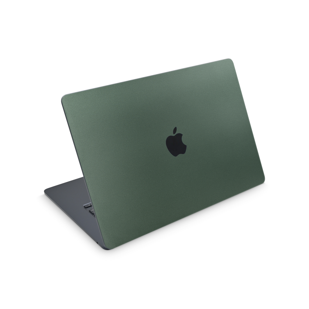 Apple MacBook Air M 15 2022-2024 Essentials Matte Green Metallic Skin Wrap Cover