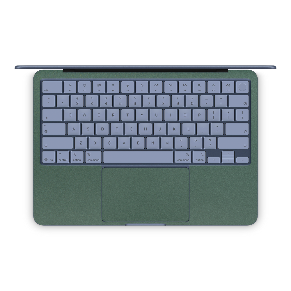 Apple MacBook Neo 13 2026 Professional Interior Matte Green Metallic Skin Wrap Cover