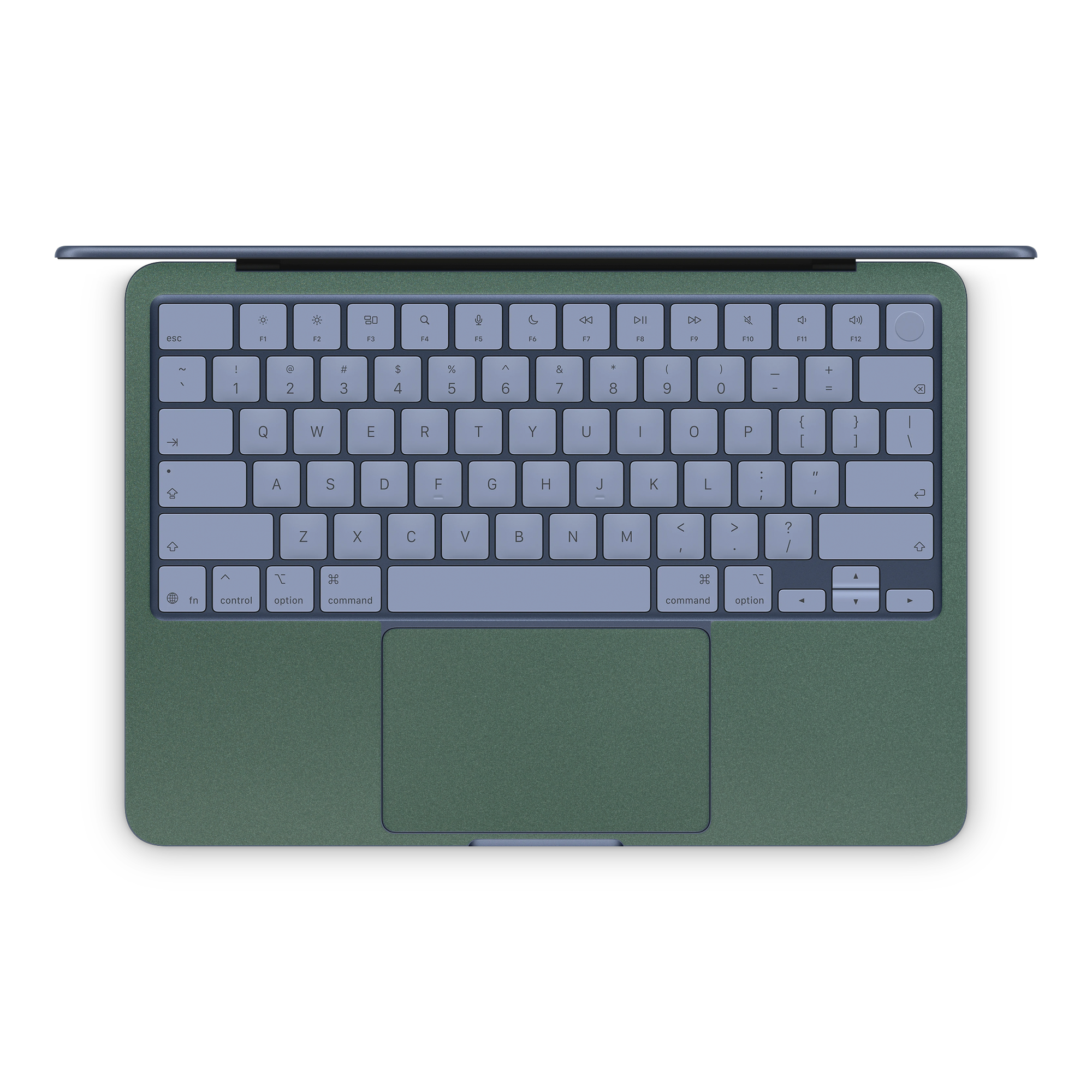 Apple MacBook Neo 13 2026 Professional Interior Matte Green Metallic Skin Wrap Cover