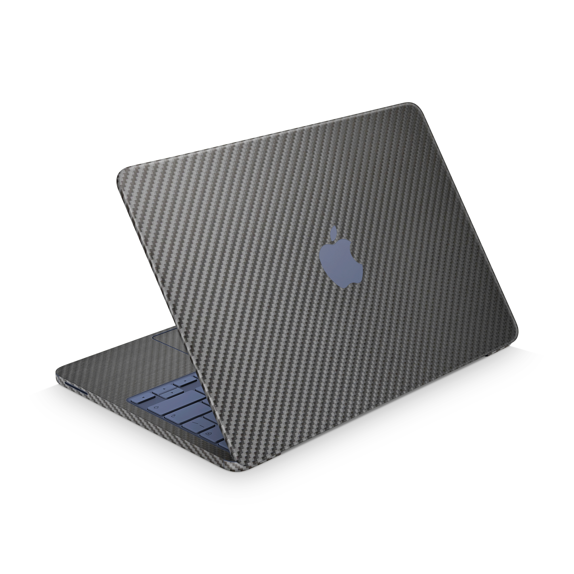 Apple Macbook Neo 13 2026 Ultimate Black Carbon Fiber Skin Wrap Cover