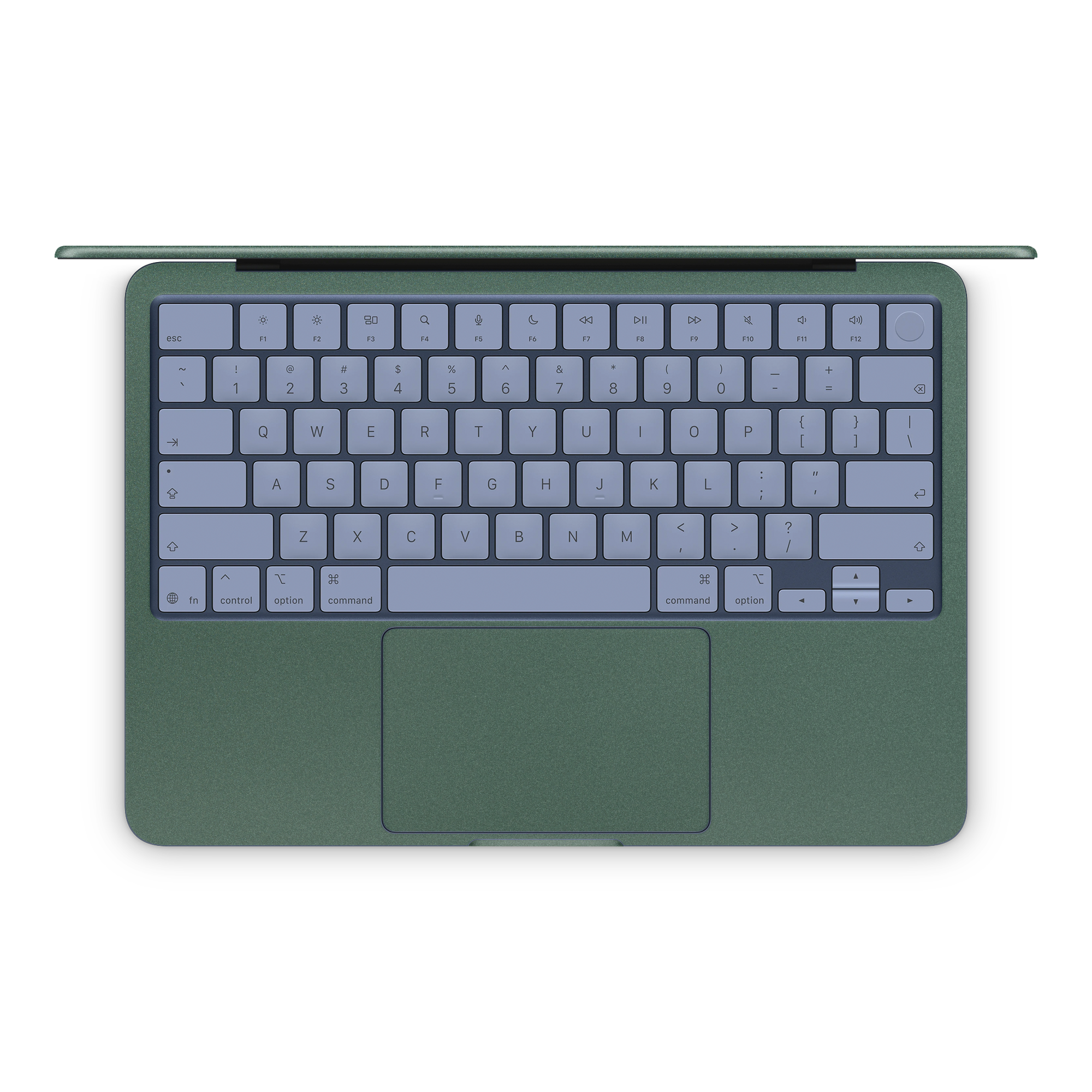 Apple MacBook Neo 13 2026 Ultimate Interior Matte Green Metallic Skin Wrap Cover