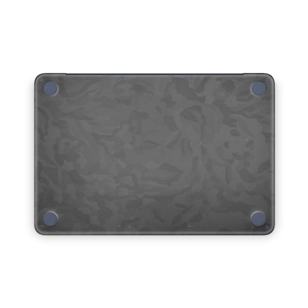 Apple Macbook Neo 13 2026 Ultimate Professional Bottom Black Camo Skin Wrap Cover