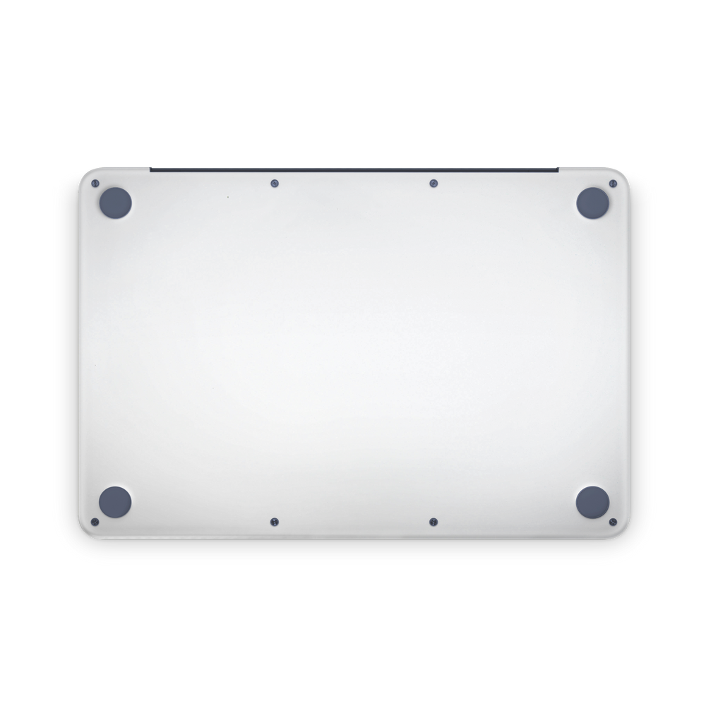 Apple Macbook Neo 13 2026 Ultimate Professional Bottom Frosty Vanilla Skin Wrap Cover