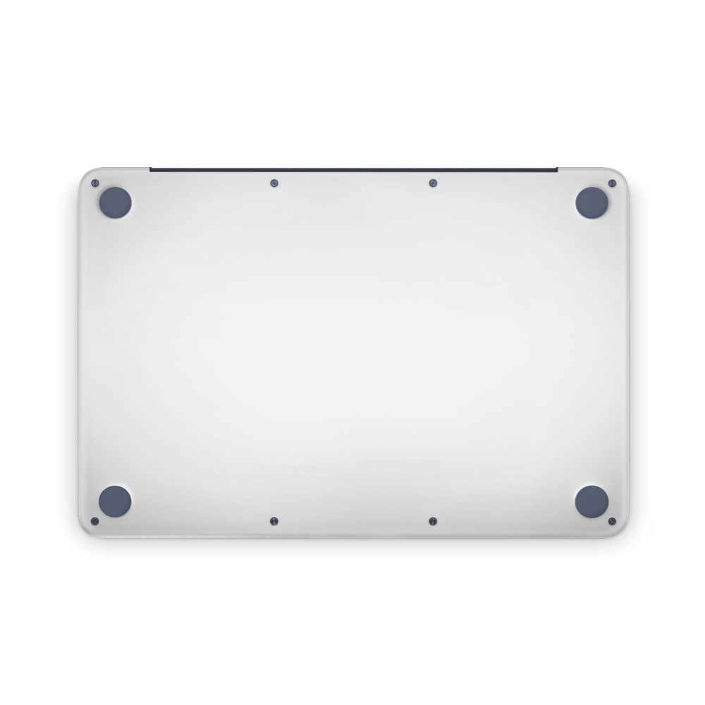 Apple Macbook Neo 13 2026 Ultimate Professional Bottom Satin White Skin Wrap Cover