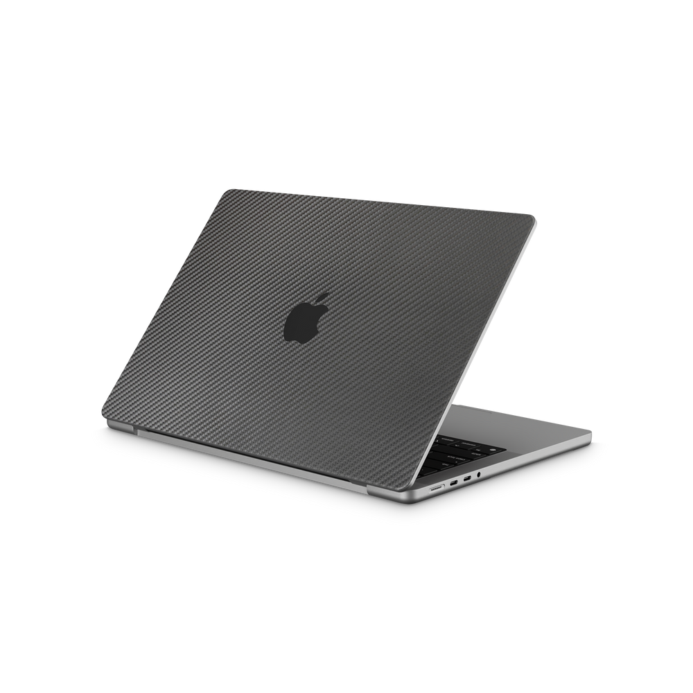 Apple Macbook Professional 14 M1 Essentials Black Carbon Fiber Skin Wrap Cover