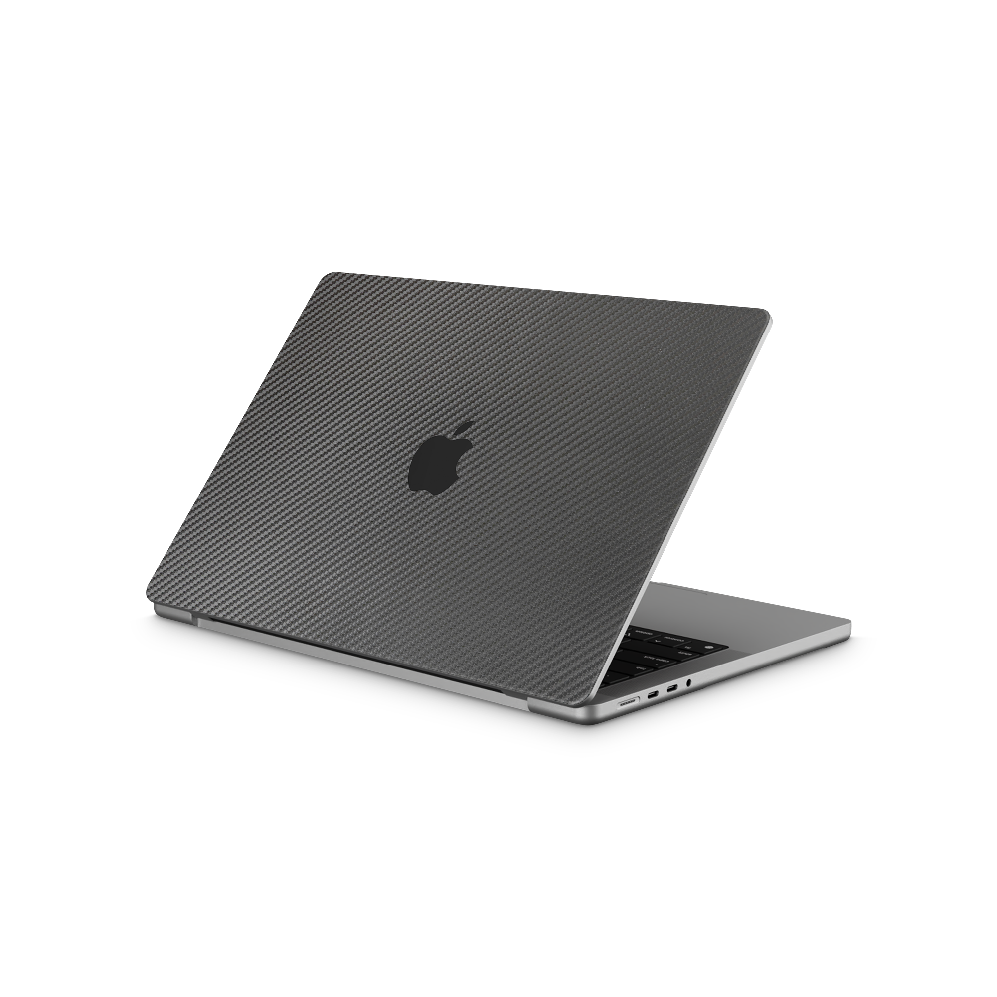 Apple Macbook Professional 14 M1 Essentials Black Carbon Fiber Skin Wrap Cover