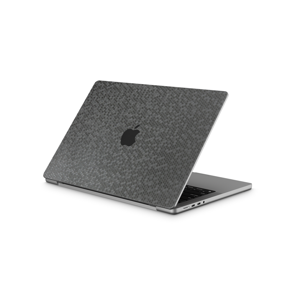 Apple Macbook Professional 14 M1 Essentials Black Honeycomb Skin Wrap Cover
