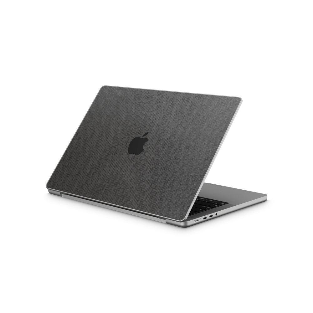 Apple Macbook Pro 14 2021+ Essentials Black Honeycomb Skin Wrap Cover