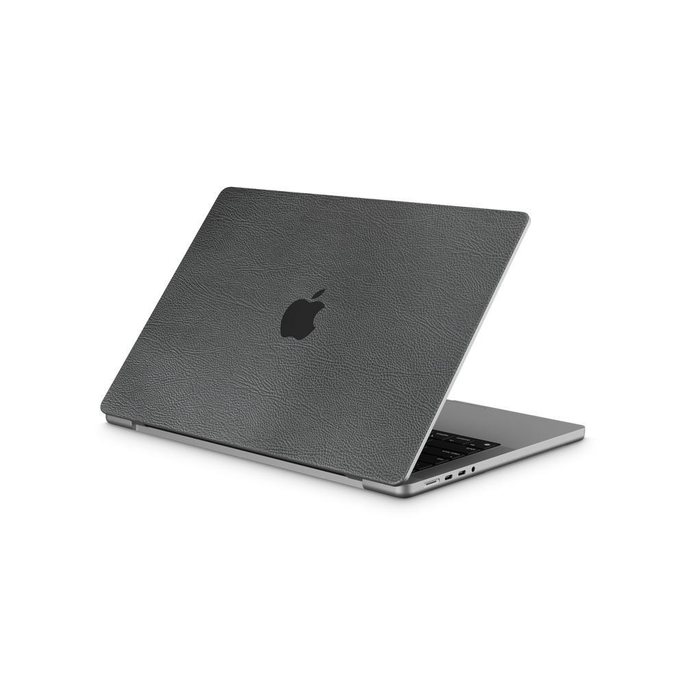 Apple Macbook Professional 14 M1 Essentials Black Leather Skin Wrap Cover