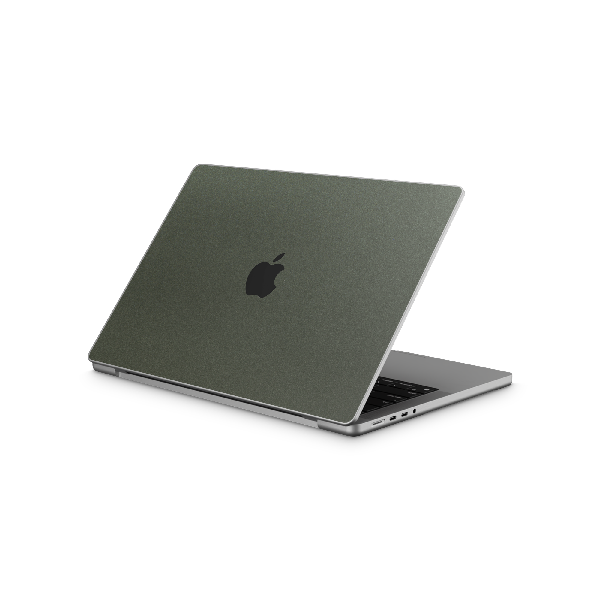 Apple Macbook Pro 14 2021+ Essentials Matte Green Metallic Skin Wrap Cover