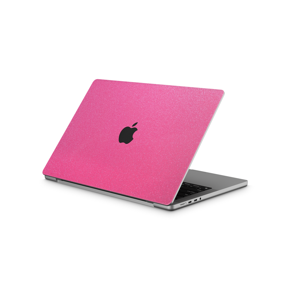 Apple Macbook Professional 14 M1 Essentials Pink Glitterbomb Skin Wrap Cover