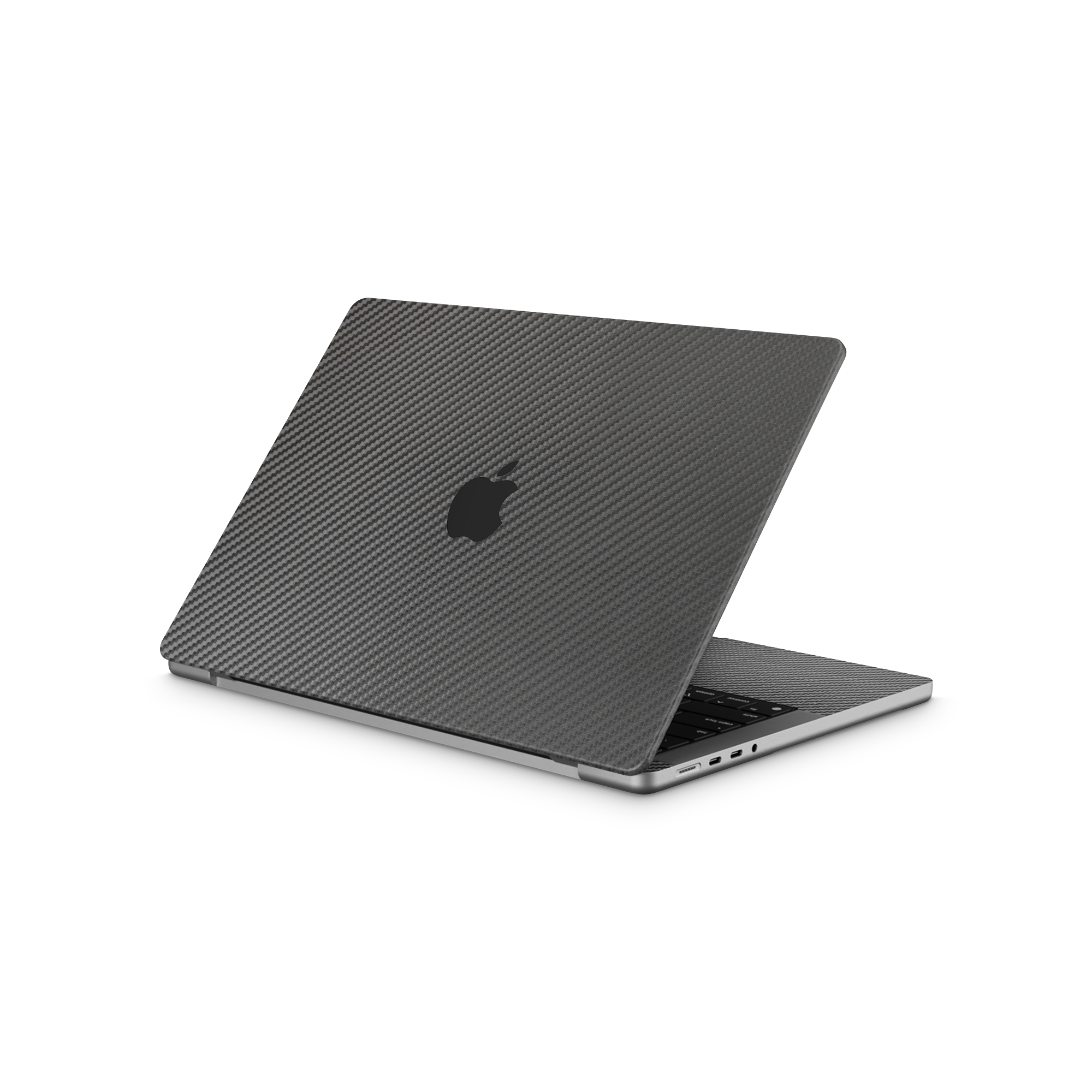 Apple Macbook Professional 14 M1 Professional Black Carbon Fiber Skin Wrap Cover