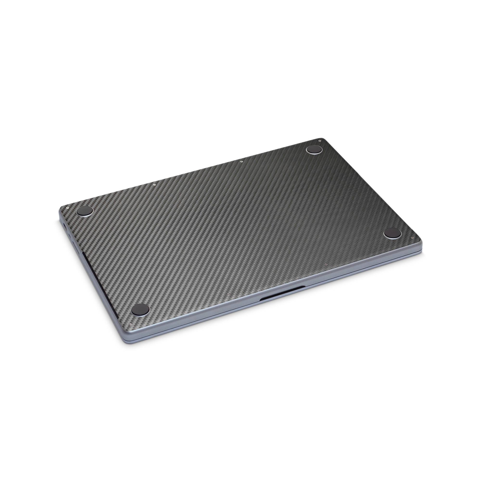 Apple Macbook Professional 14 M1 Professional Bottom Black Carbon Fiber Skin Wrap Cover