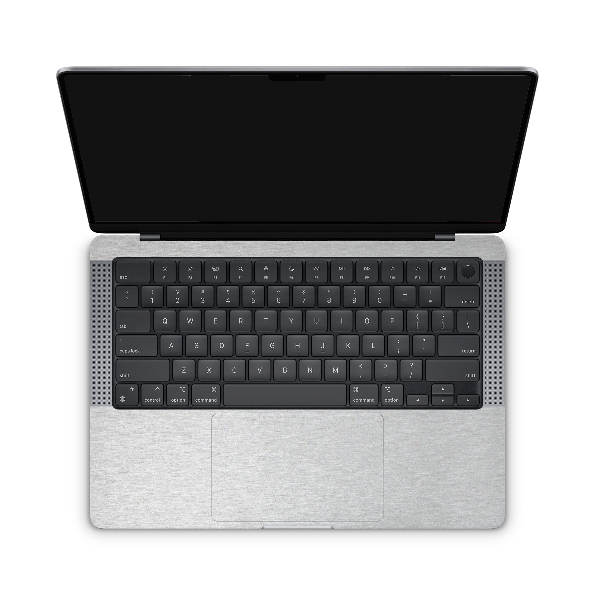 Apple Macbook Professional 14 M1 Professional Interior Brushed Aluminum Skin Wrap Cover