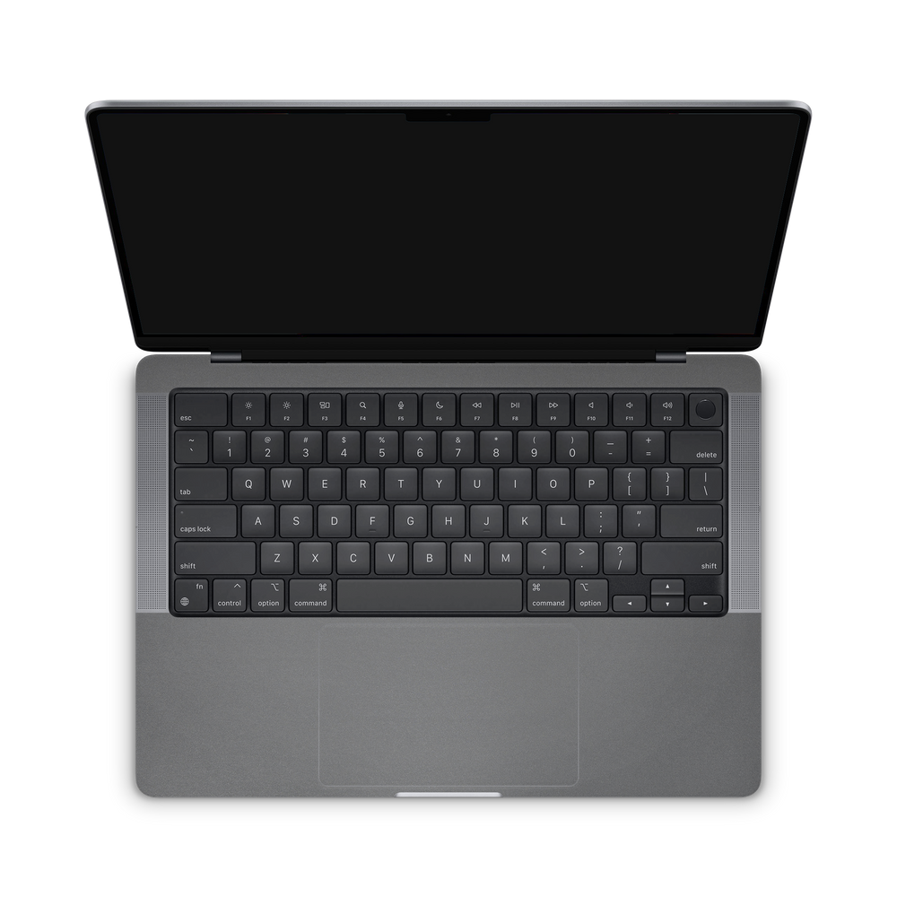 Apple Macbook Professional 14 M1 Professional Interior Charcoal Grey Skin Wrap Cover