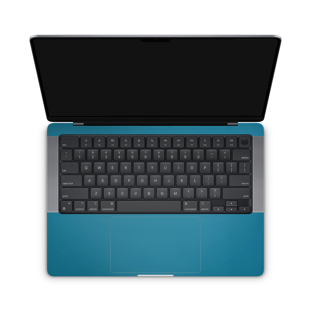 Apple Macbook Professional 14 M1 Professional Interior Satin Ocean Shimmer Skin Wrap Cover