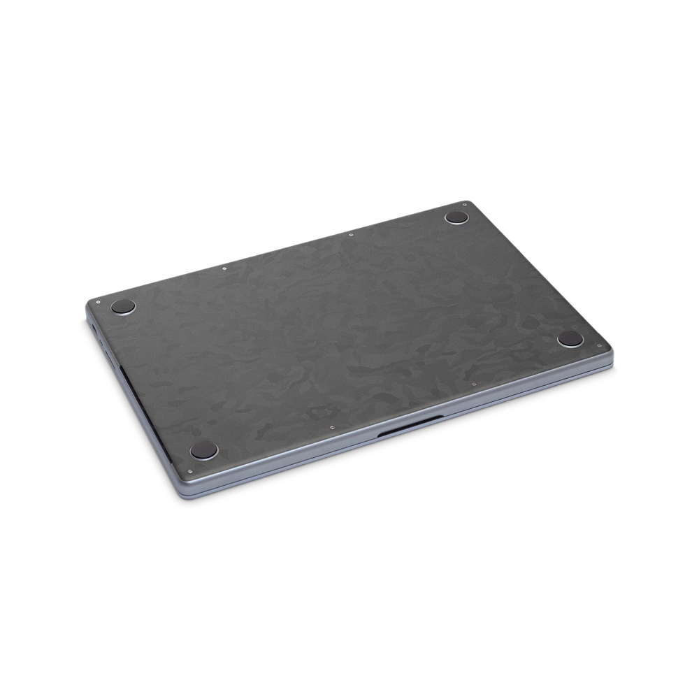 Apple Macbook Pro 14 2021+ Ultimate Bottom Black Camo Skin Wrap Cover