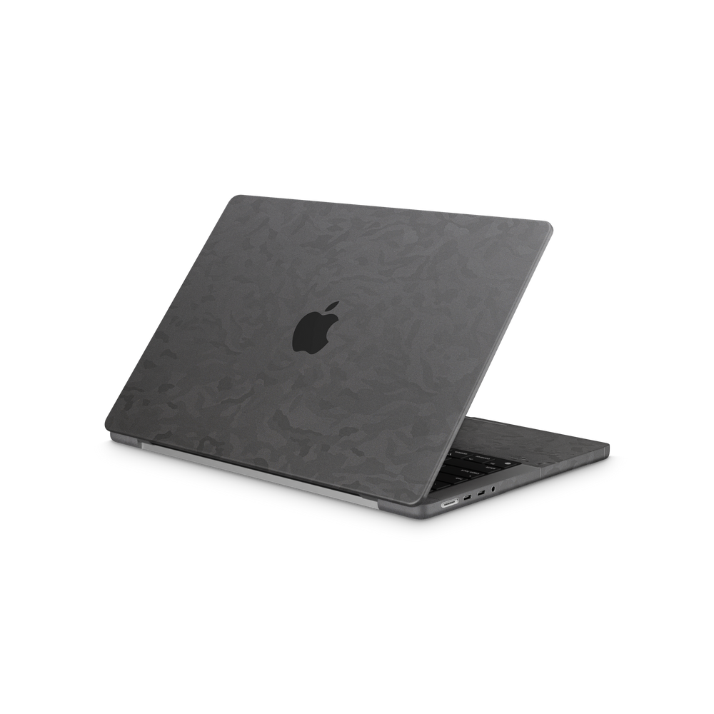Apple Macbook Pro 14 2021+ Ultimate Black Camo Skin Wrap Cover