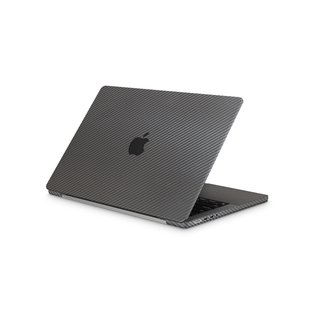 Apple Macbook Pro 14 2021+ Ultimate Black Carbon Fiber Skin Wrap Cover