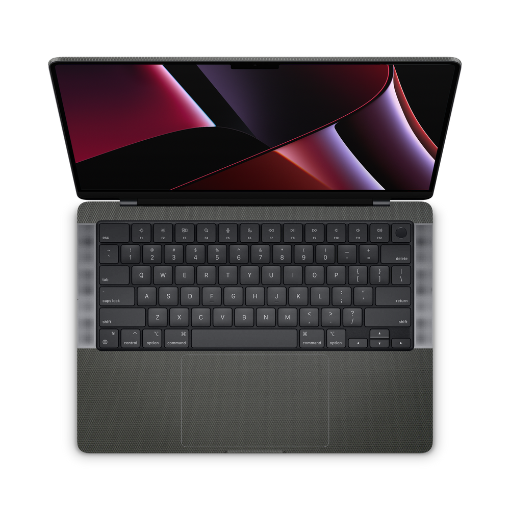 Apple Macbook Pro 14 2021+ Ultimate Black Matrix Skin Wrap Cover