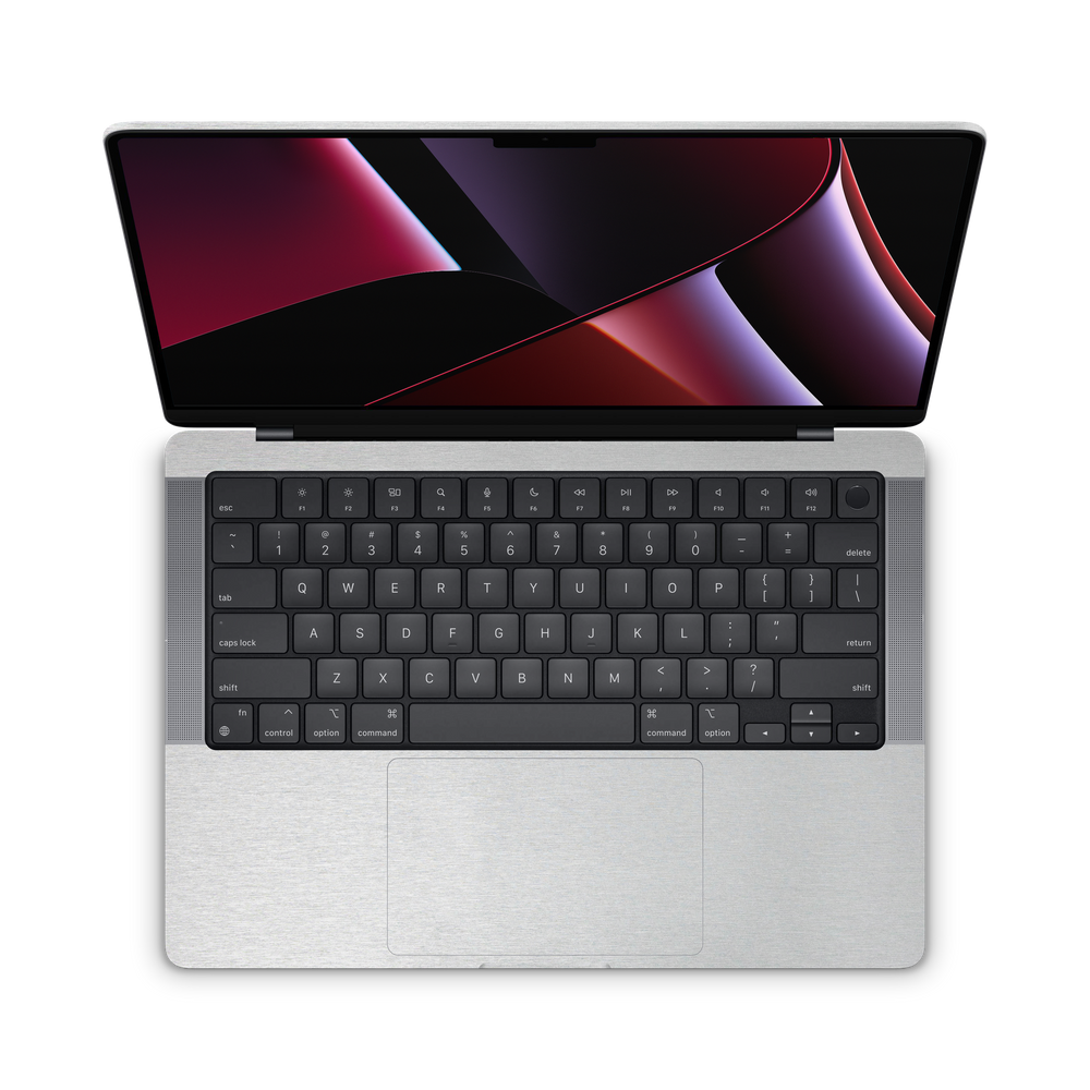 Apple Macbook Pro 14 2021+ Ultimate brushed aluminum Skin Wrap Cover