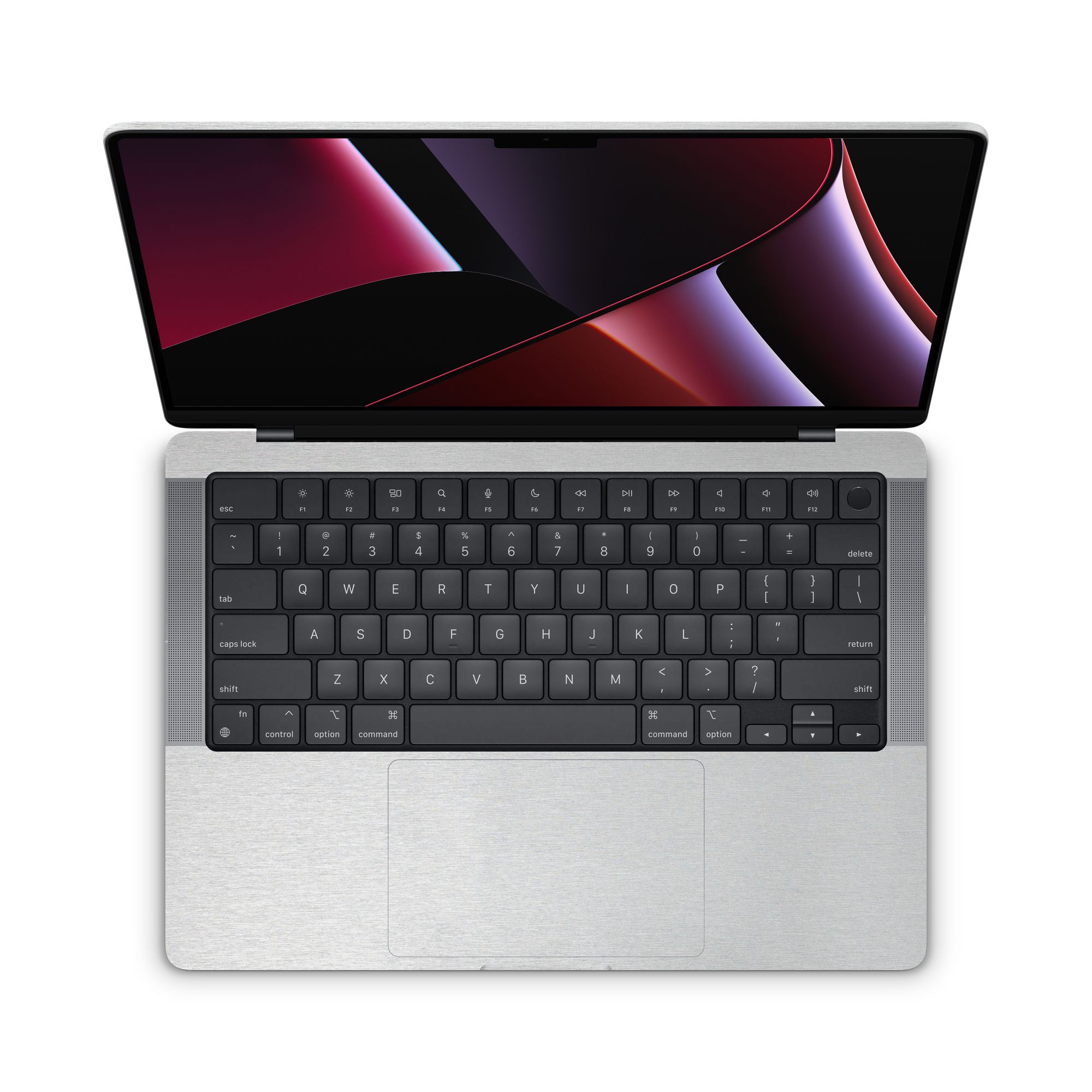 Apple Macbook Pro 14 2021+ Ultimate brushed aluminum Skin Wrap Cover