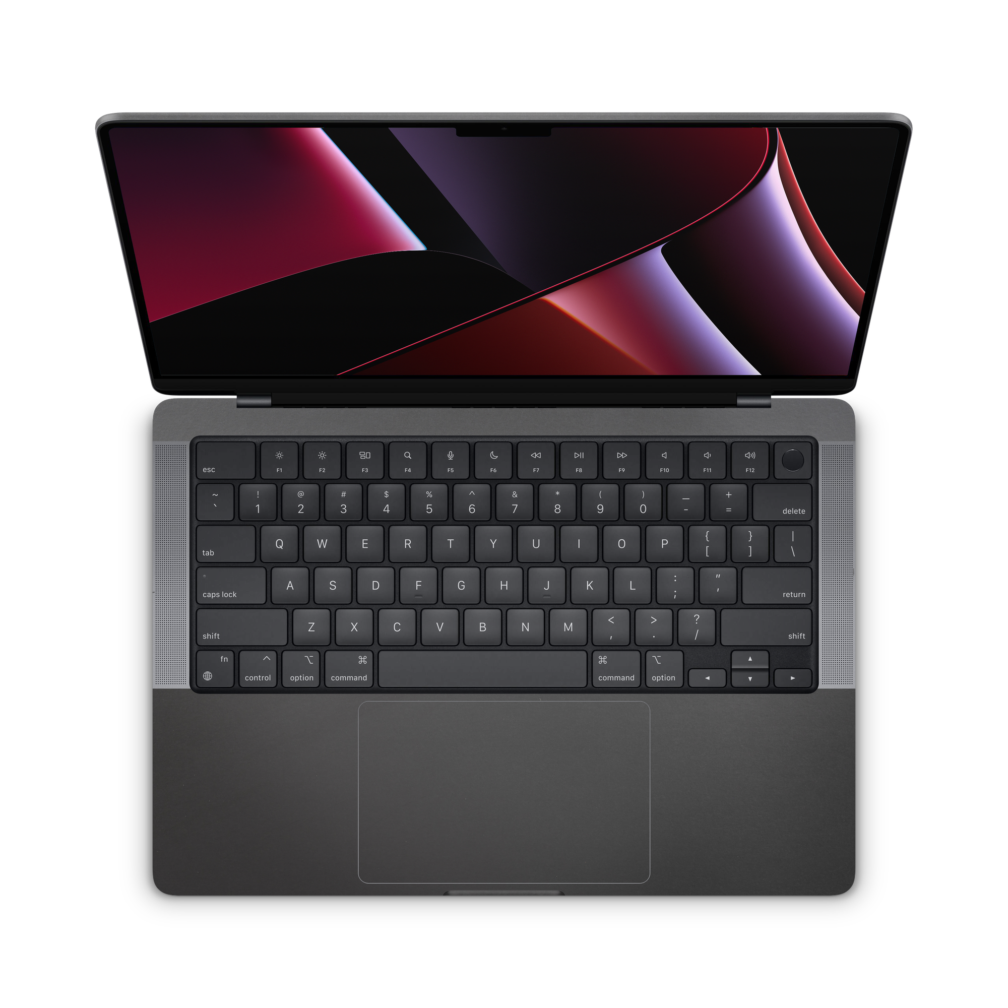 Apple Macbook Pro 14 2021+ Ultimate Matte Black Skin Wrap Cover