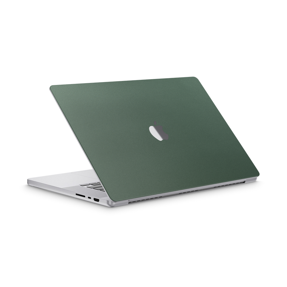 Apple MacBook Pro 16" 2021+ Essentials Matte Green Metallic Skin Wrap Cover