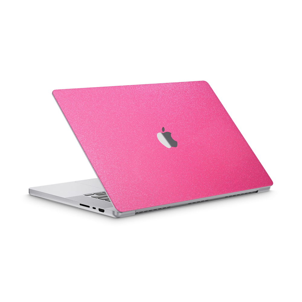 Apple Macbook Professional 16 M1 Essentials Pink Glitterbomb Skin Wrap Cover