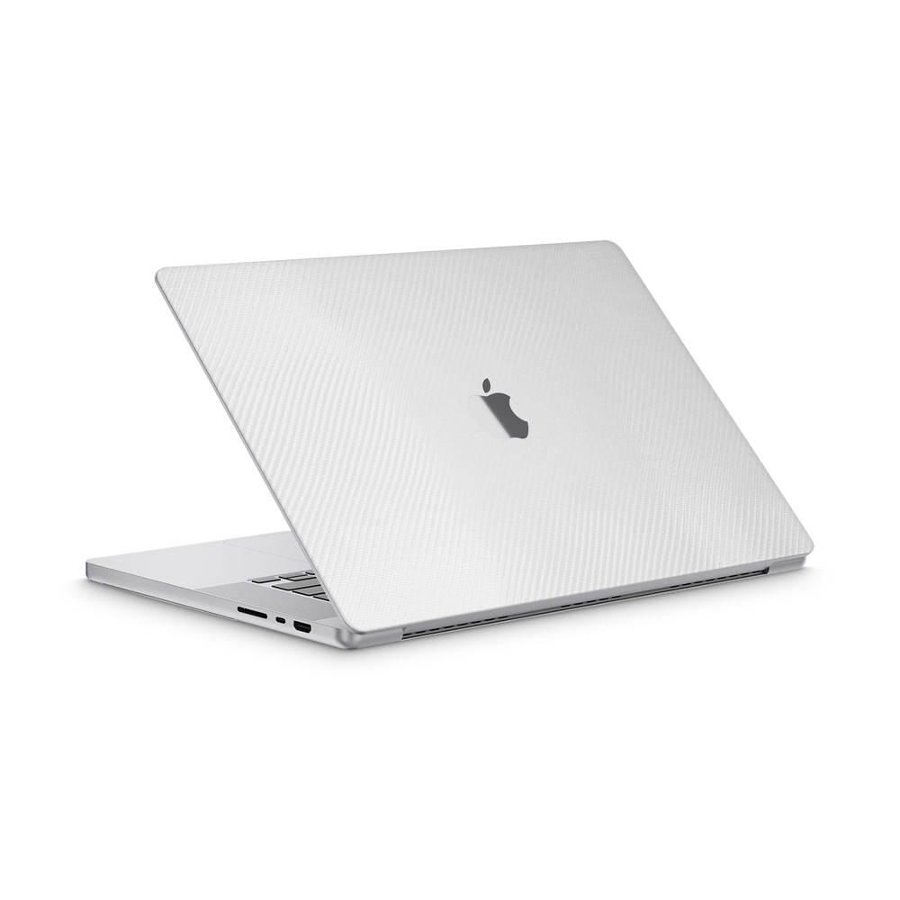 Apple Macbook Professional 16 M1 Essentials White Carbon Fiber Skin Wrap Cover