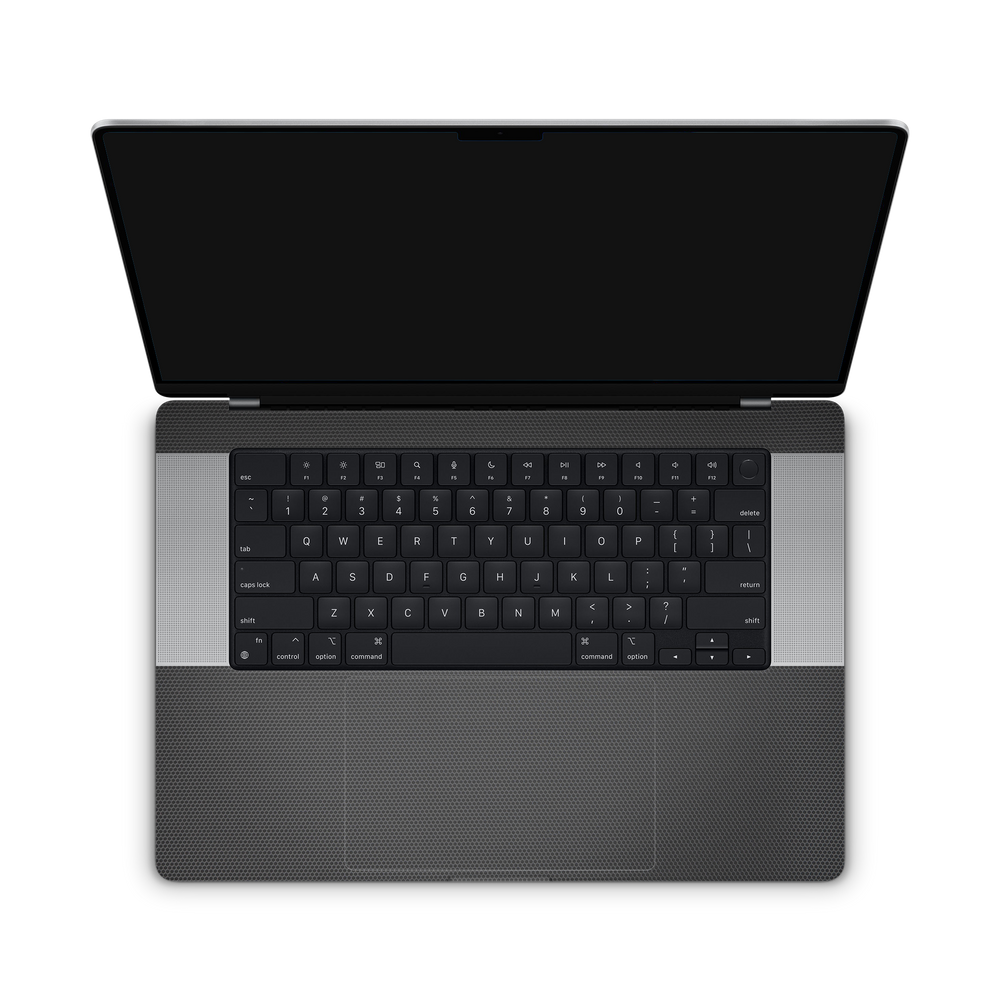 Apple Macbook Professional 16 M1 Professional Interior Black Matrix Skin Wrap Cover