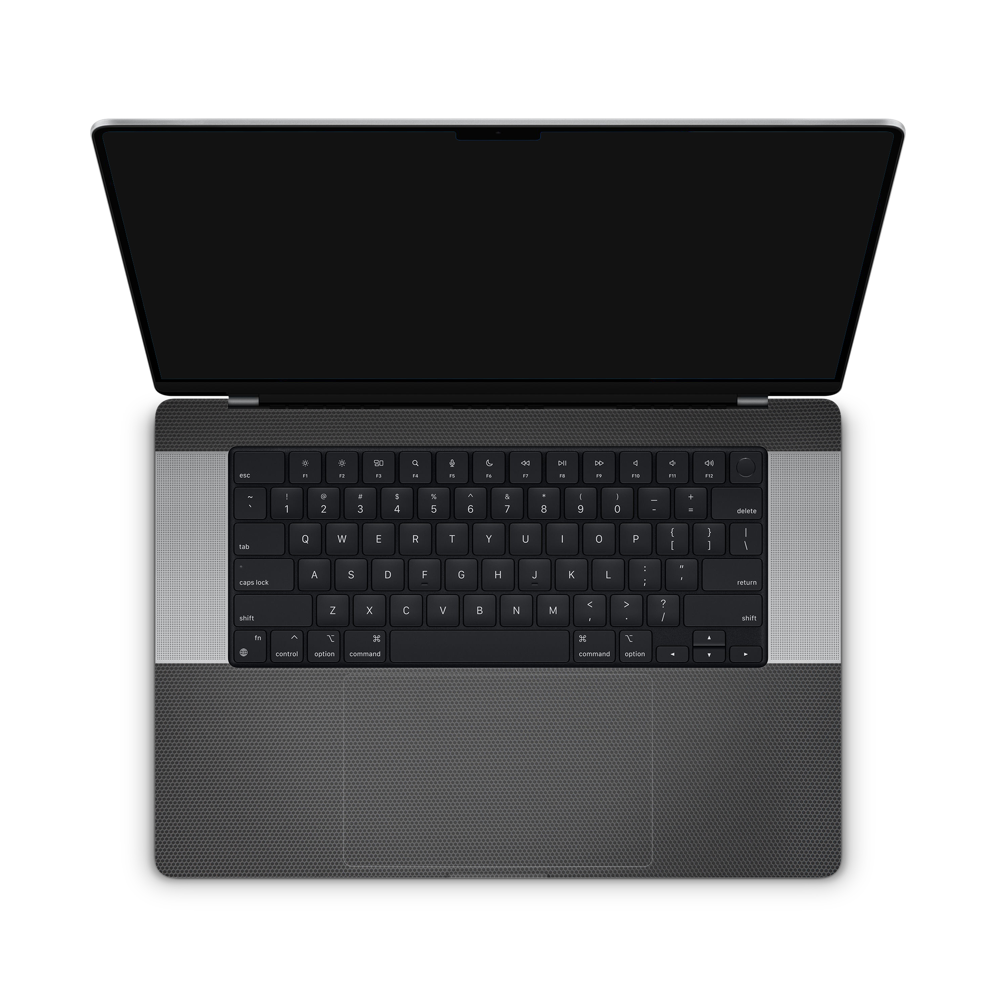 Apple Macbook Professional 16 M1 Professional Interior Black Matrix Skin Wrap Cover