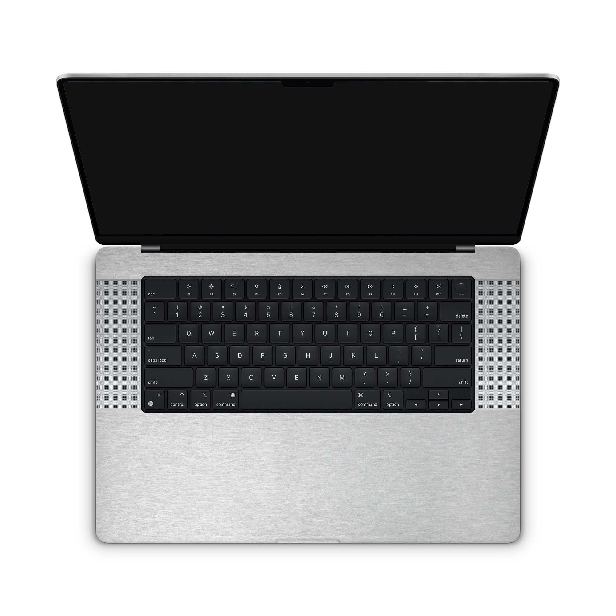 Apple Macbook Professional 16 M1 Professional Interior Brushed Aluminum Skin Wrap Cover