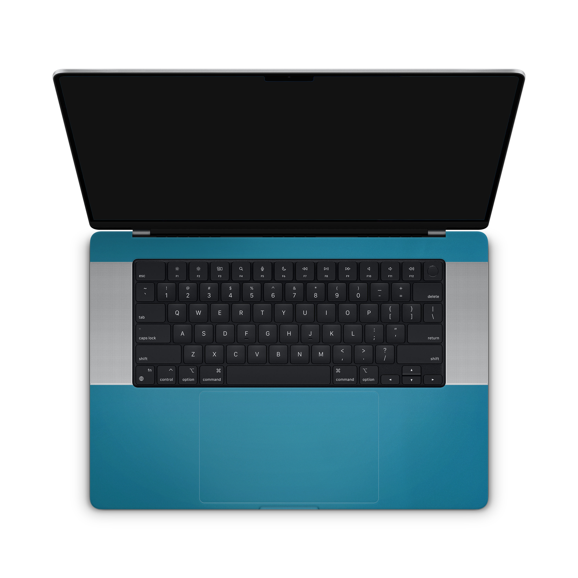 Apple Macbook Professional 16 M1 Professional Interior Satin Ocean Shimmer Skin Wrap Cover