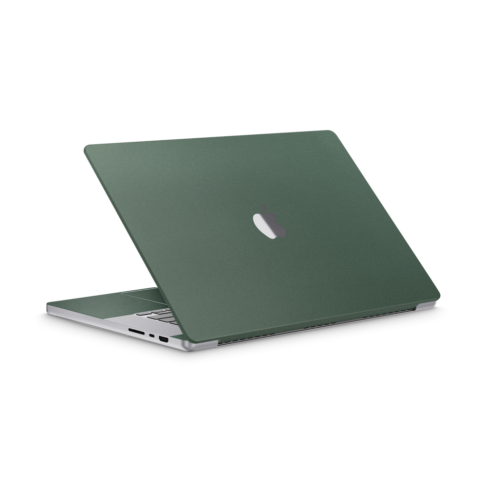 Apple MacBook Pro 16" 2021+ Professional Matte Green Metallic Skin Wrap Cover