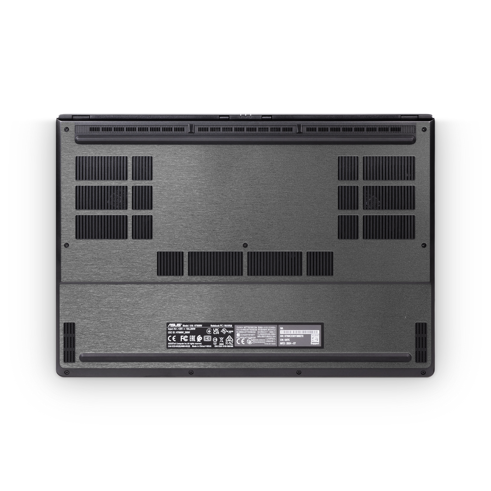 Asus Proart P16 2024 Professional Bottom Brushed Black Skin Wrap Cover