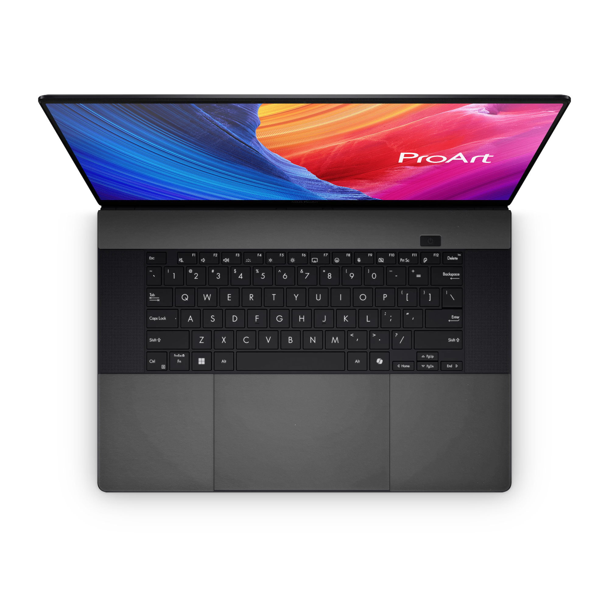 Asus Proart P16 2024 Professional Interior Matte Black Skin Wrap Cover
