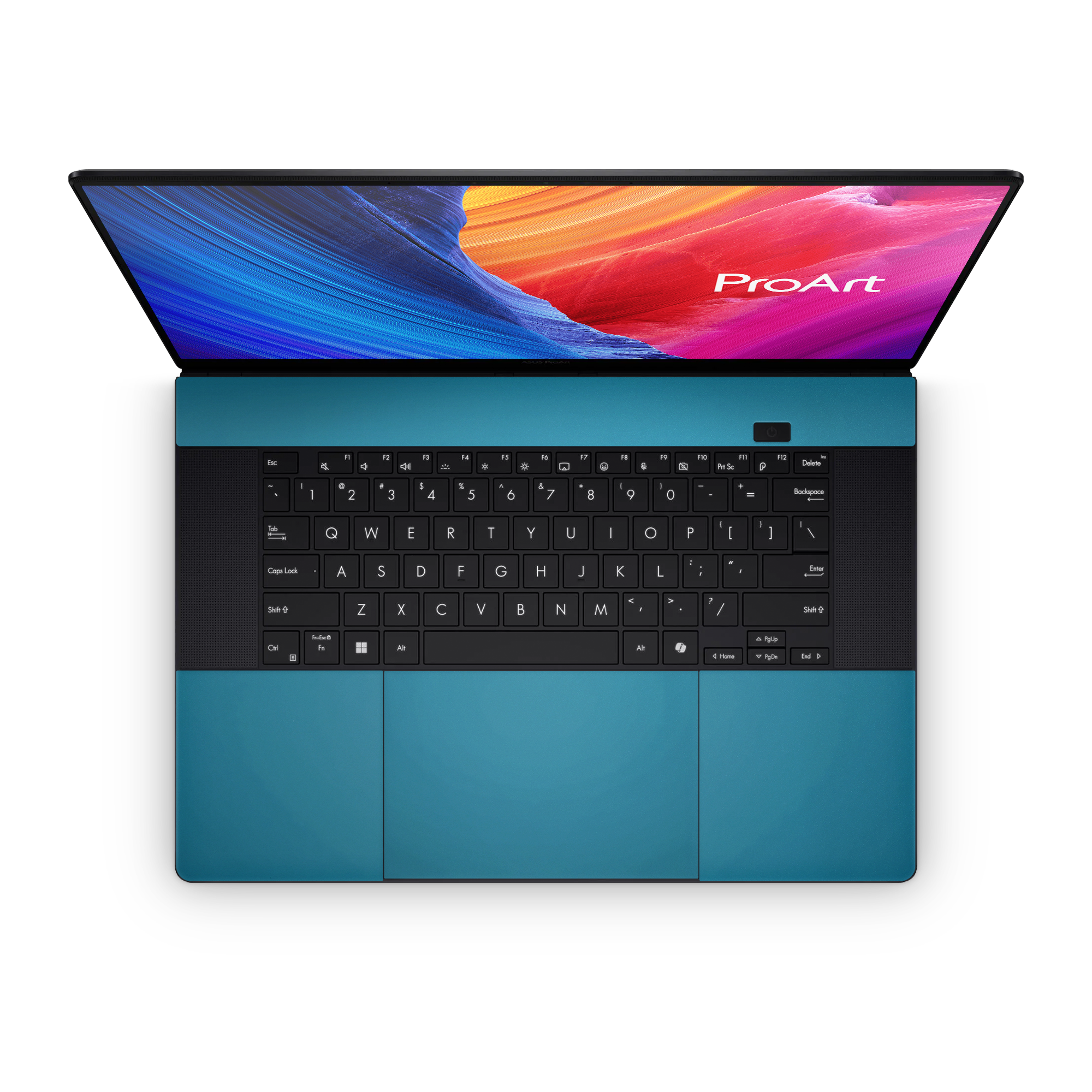 Asus Proart P16 2024 Professional Interior Satin Ocean Shimmer Skin Wrap Cover