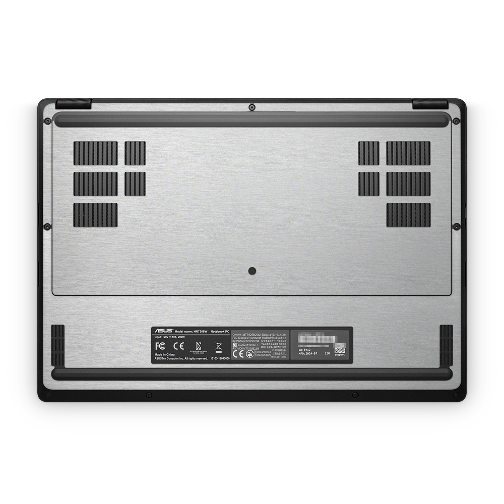 Asus Proart Px13 2024 Professional Bottom Brushed Aluminum Skin Wrap Cover