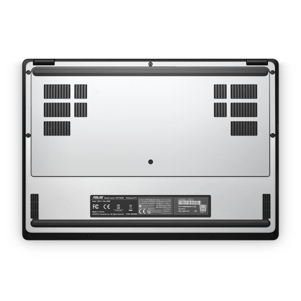 Asus Proart Px13 2024 Professional Bottom Frosty Vanilla Skin Wrap Cover