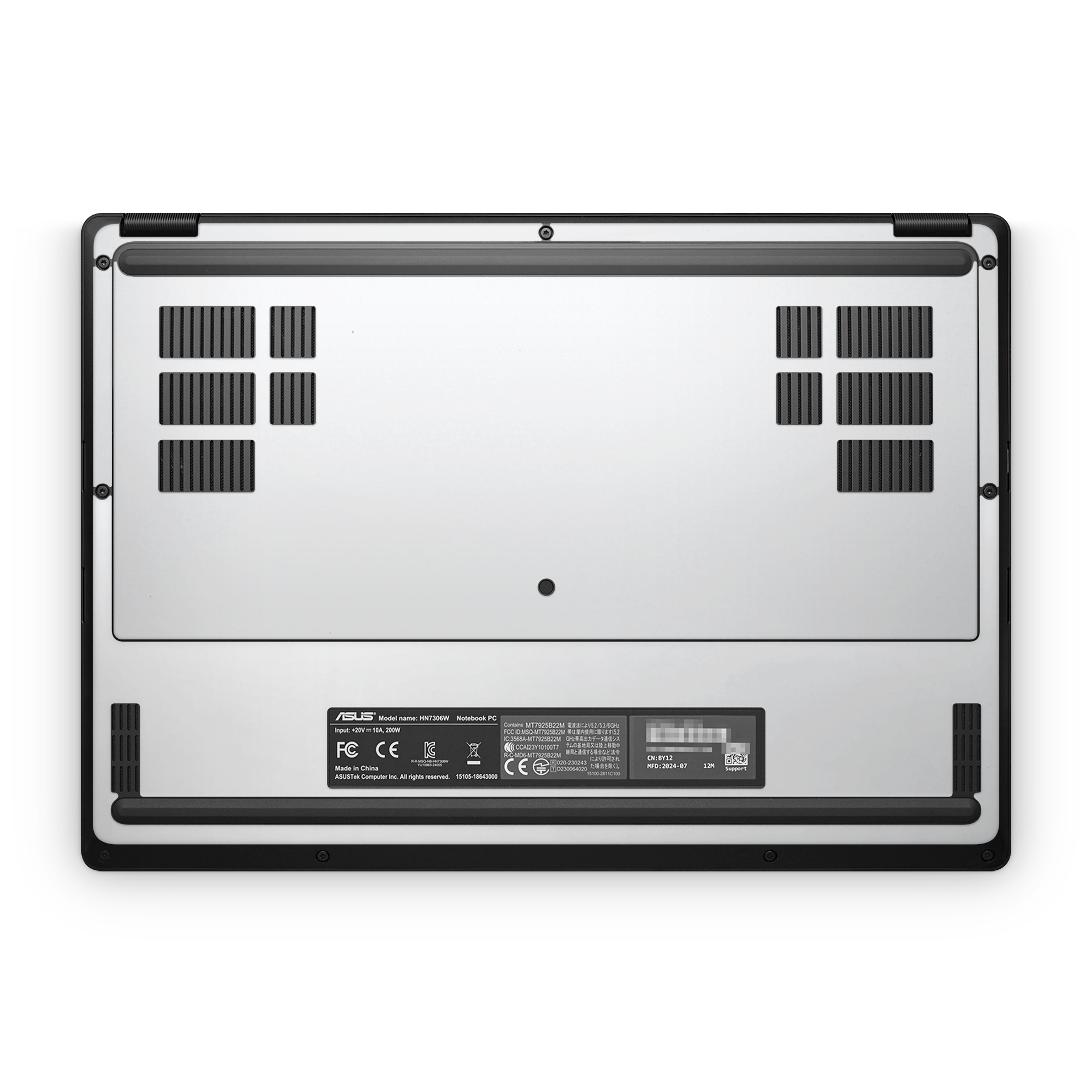 Asus Proart Px13 2024 Professional Bottom Frosty Vanilla Skin Wrap Cover