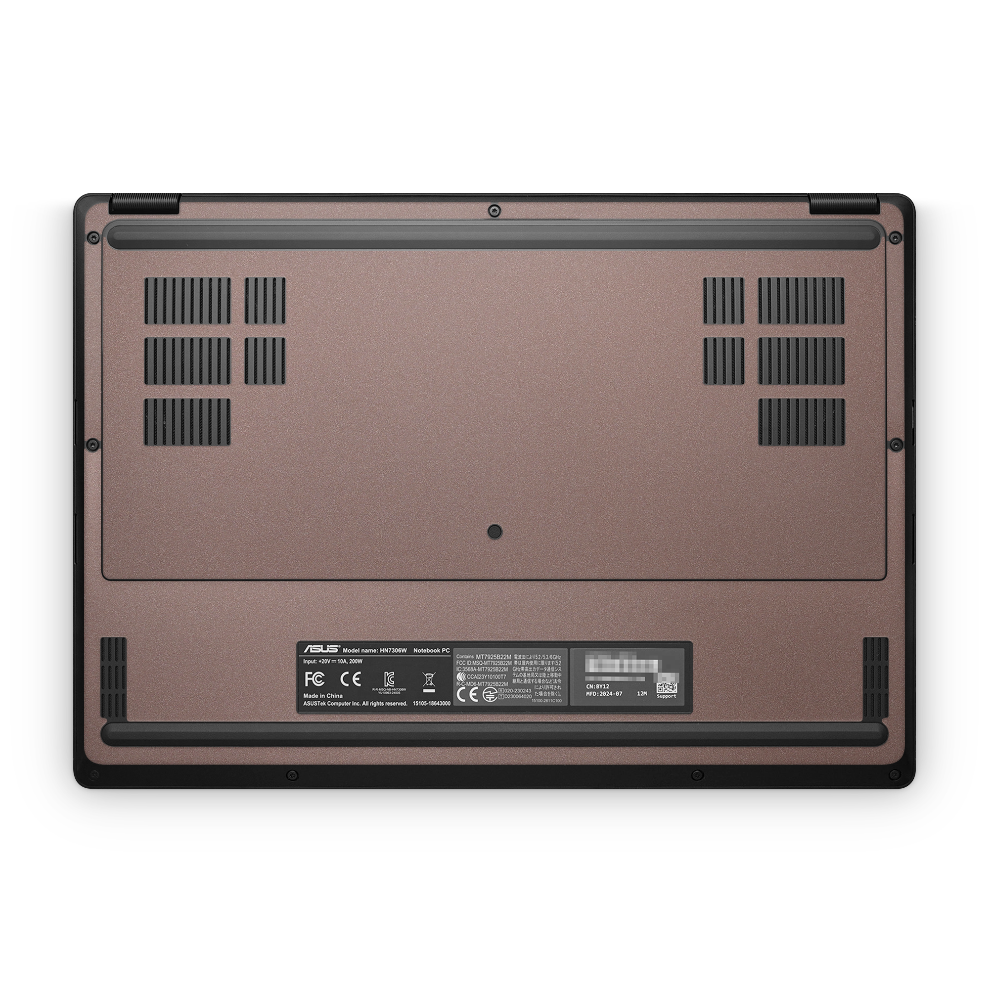 Asus Proart Px13 2024 Professional Bottom Satin Frozen Berry Skin Wrap Cover